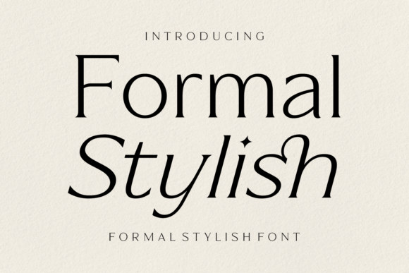 Formal Stylish Font - Featured Image