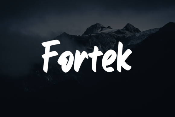 Fortek Font - Featured Image