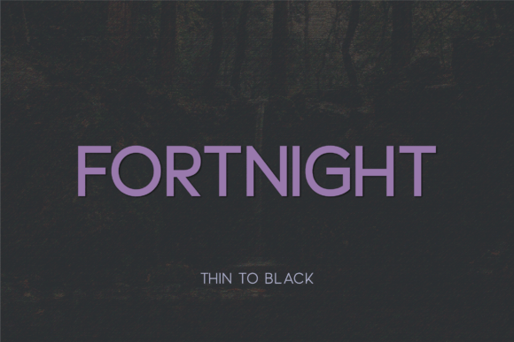 Fortnight Font - Featured Image
