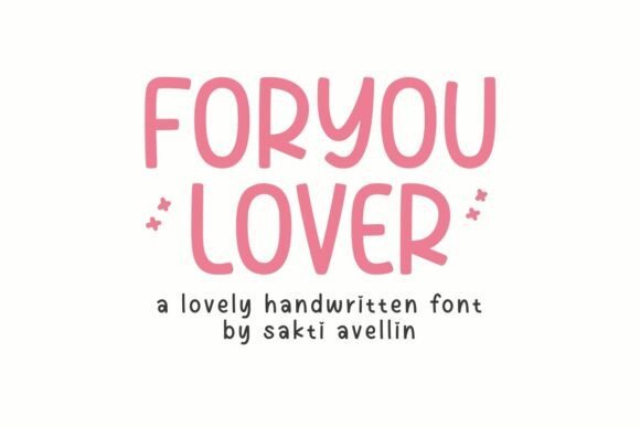 Foryou Lover Font - Featured Image
