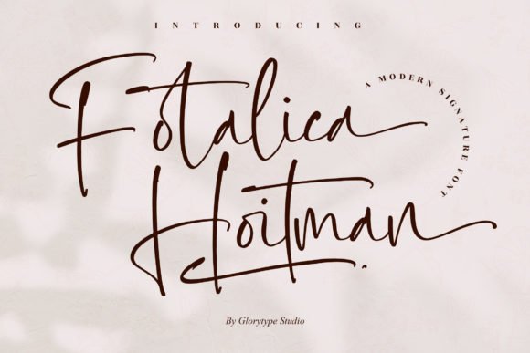 Fotalica Hoitman Font - Featured Image