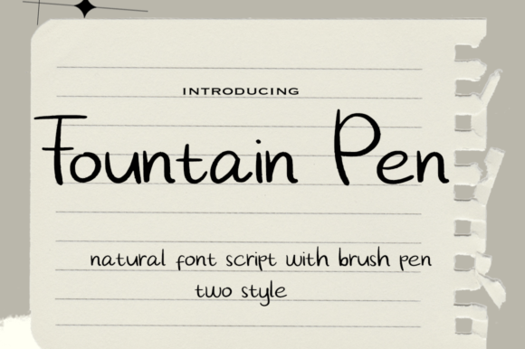 Fountain Pen Font - Featured Image