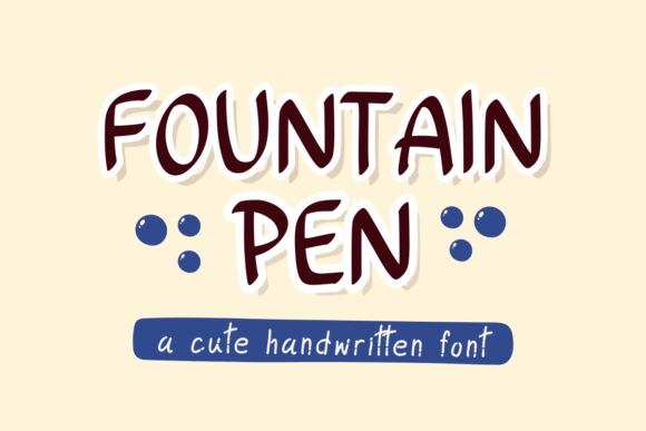 Fountain Pen Font - Featured Image