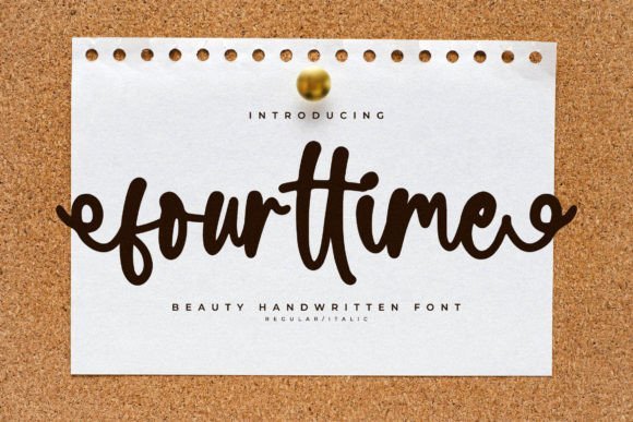 Fourttime Font - Featured Image