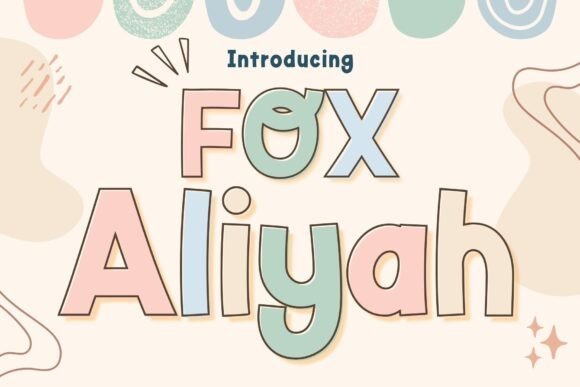 Fox Aliyah Font - Featured Image