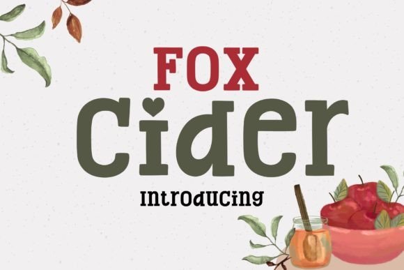 Fox Cider Font - Featured Image