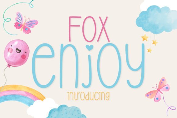 Fox Enjoy Font - Featured Image