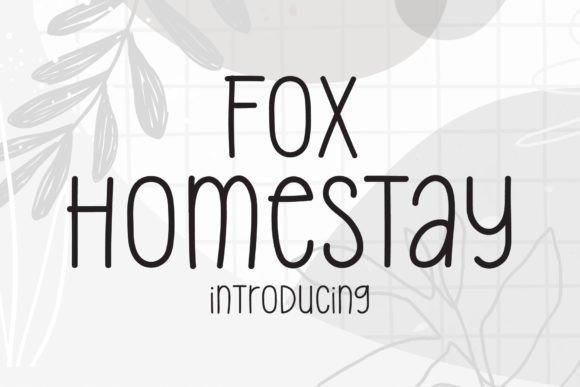 Fox Homestay Font - Featured Image
