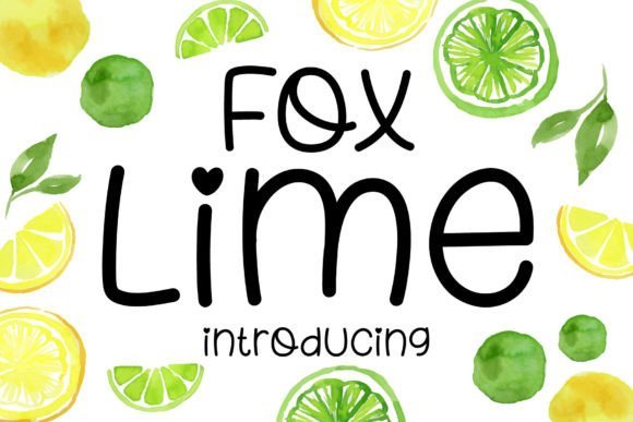 Fox Lime Font - Featured Image