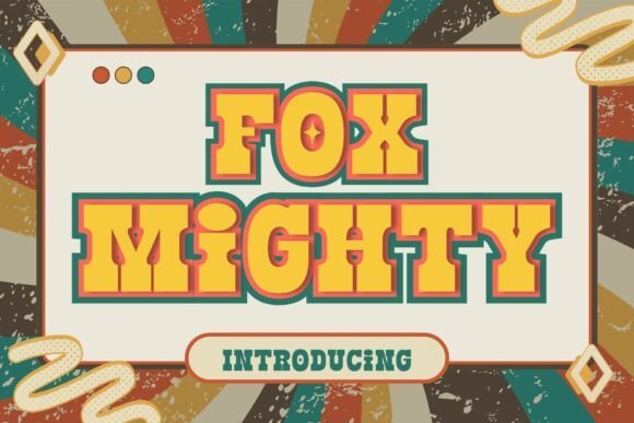 Fox Mighty Font - Featured Image