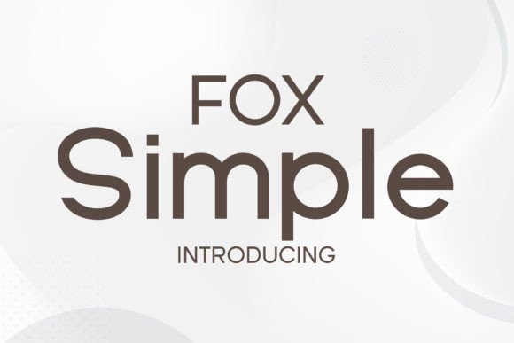 Fox Simple Font - Featured Image