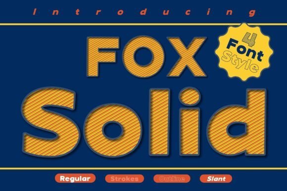 Fox Solid Font - Featured Image