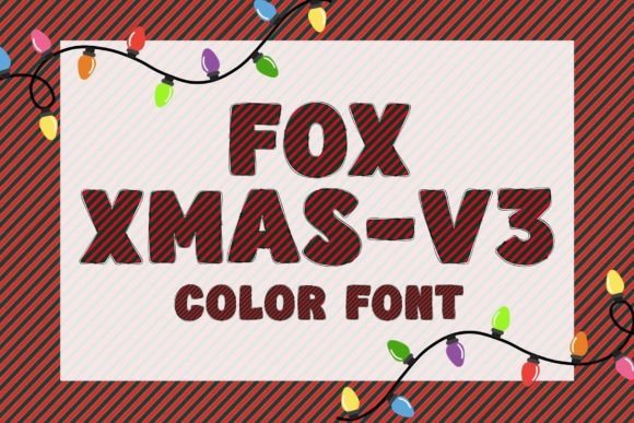 Fox Xmas-v3 Font - Featured Image