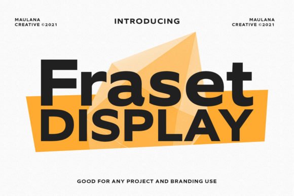 Fraset Display Font - Featured Image