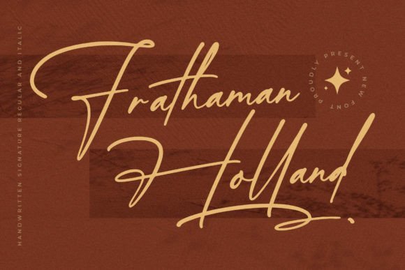 Frathaman Holland Font - Featured Image