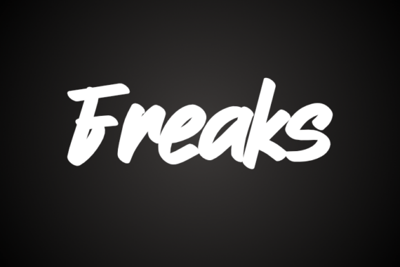 Freaks Font - Featured Image