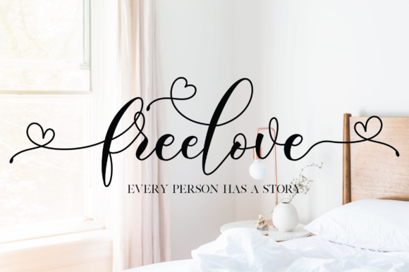 Freelove Font - Featured Image