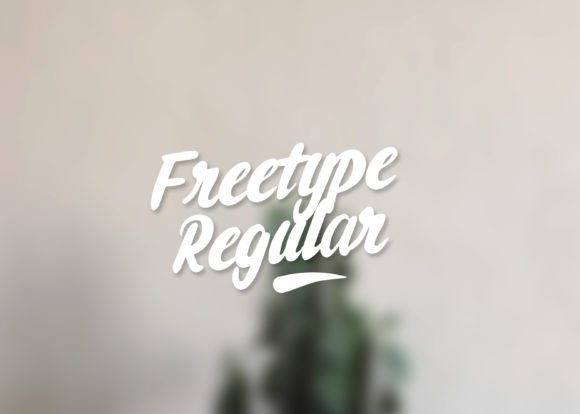 Freetype Regular Font - Featured Image