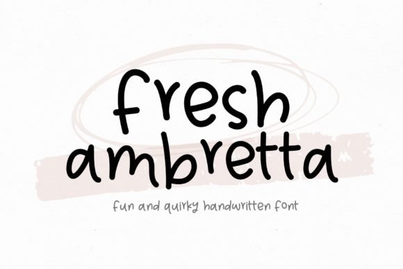 Fresh Ambretta Font - Featured Image