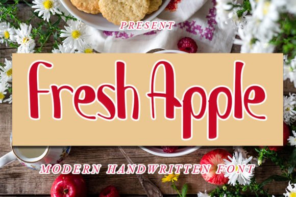 Fresh Apple Font - Featured Image