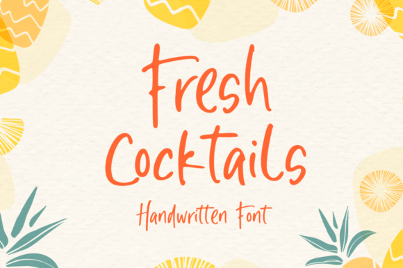 Fresh Cocktails Font - Featured Image