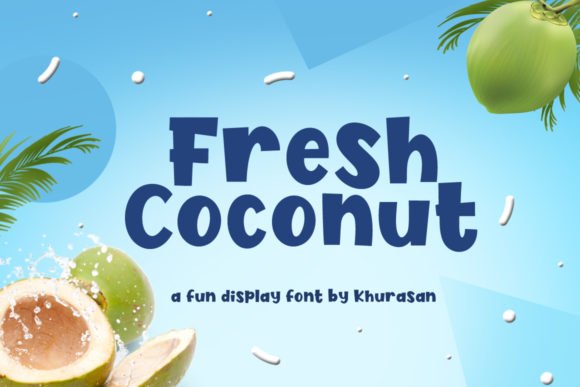 Fresh Coconut Font - Featured Image