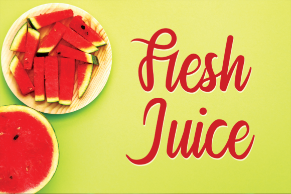 Fresh Juice Font - Featured Image