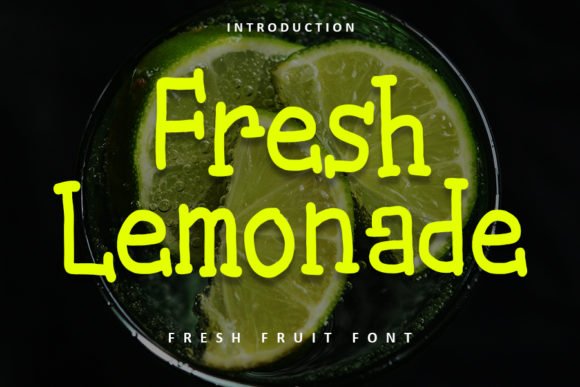 Fresh Lemonade Font - Featured Image