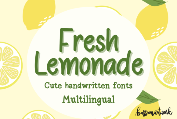 Fresh Lemonade Font - Featured Image