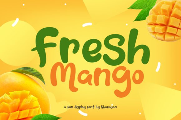 Fresh Mango Font - Featured Image