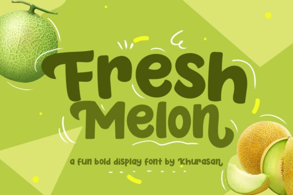Fresh Melon Font - Featured Image