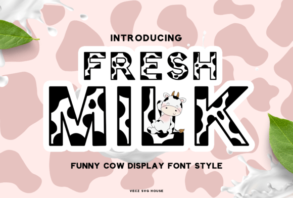 Fresh Milk Font - Featured Image