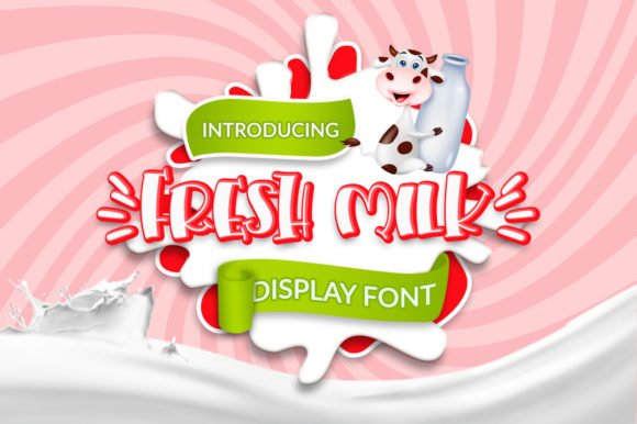 Fresh Milk Font - Featured Image
