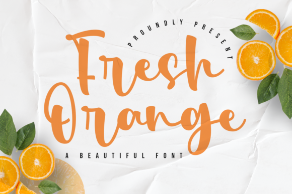 Fresh Orange Font - Featured Image
