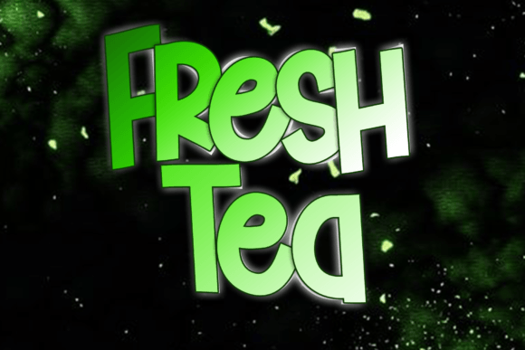 Fresh Tea Font - Featured Image