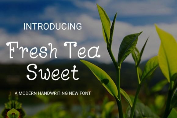 Fresh Tea Sweet Font - Featured Image