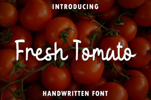 Fresh Tomato Font - Featured Image