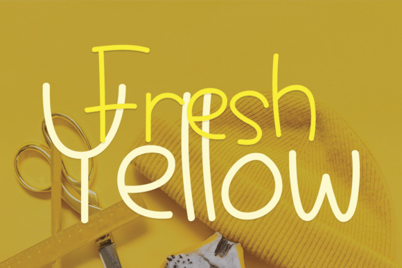 Fresh Yellow Font - Featured Image