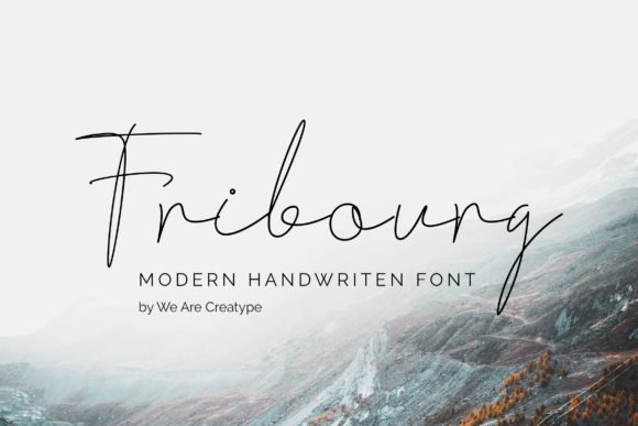 Fribourg Font - Featured Image
