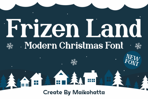 Frizen Land Font - Featured Image