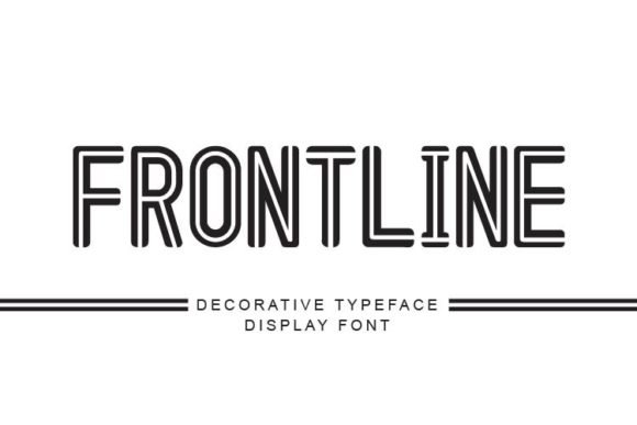 Frontline Font - Featured Image