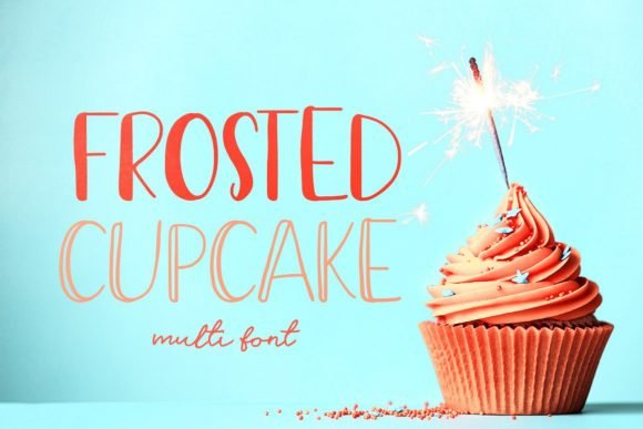 Frosted Cupcake Font - Featured Image