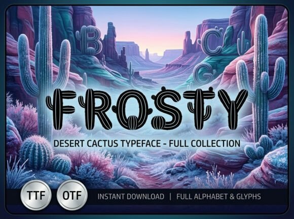 Frosty Font - Featured Image