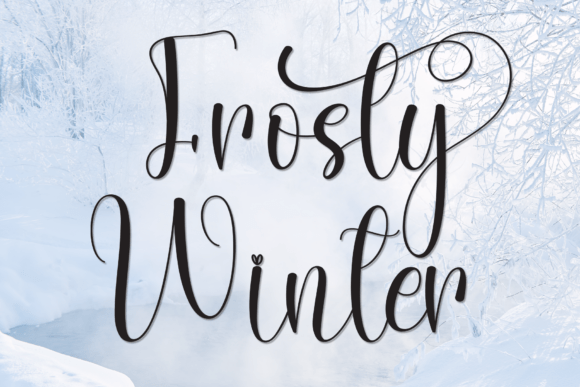 Frosty Winter Font - Featured Image
