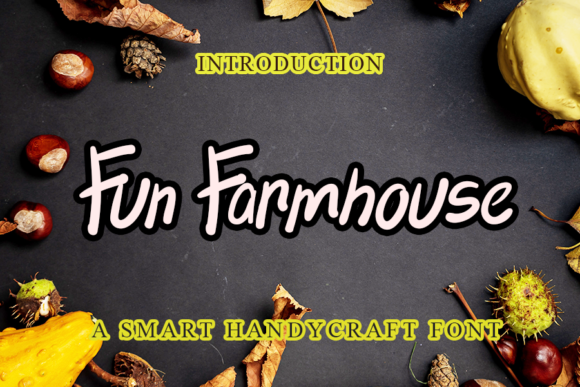 Fun Farmhouse Font - Featured Image