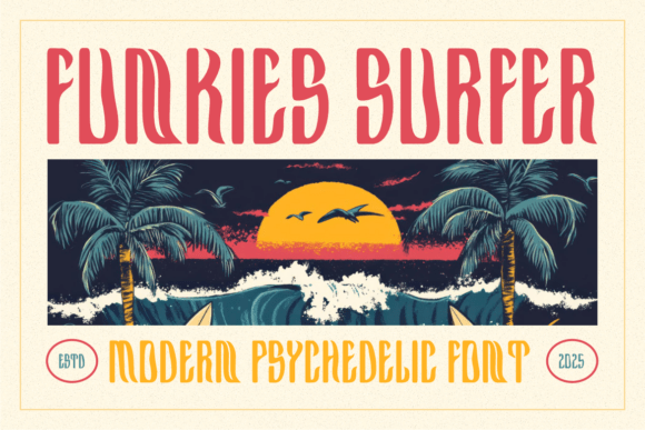 Funkies Surfer Font - Featured Image