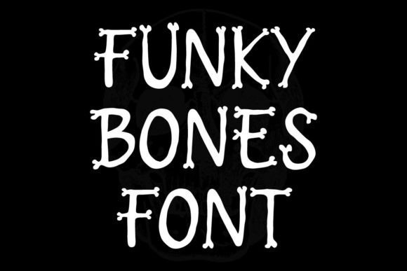 Funky Bones Font - Featured Image