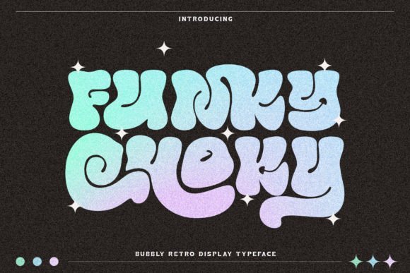 Funky Choky Font - Featured Image