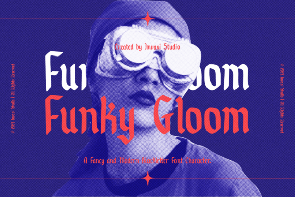 Funky Gloom Font - Featured Image