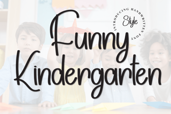 Funny Kindergarten Font - Featured Image